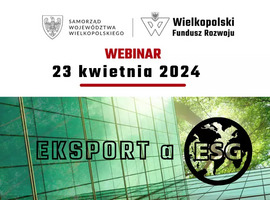 WEBINAR - 23.04.2024 r. - Eksport a ESG