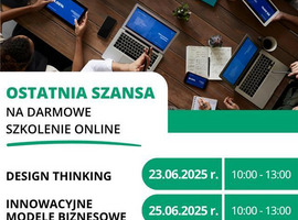 Ostatnia szansa na udział w bezpłatnych szkoleniach online!